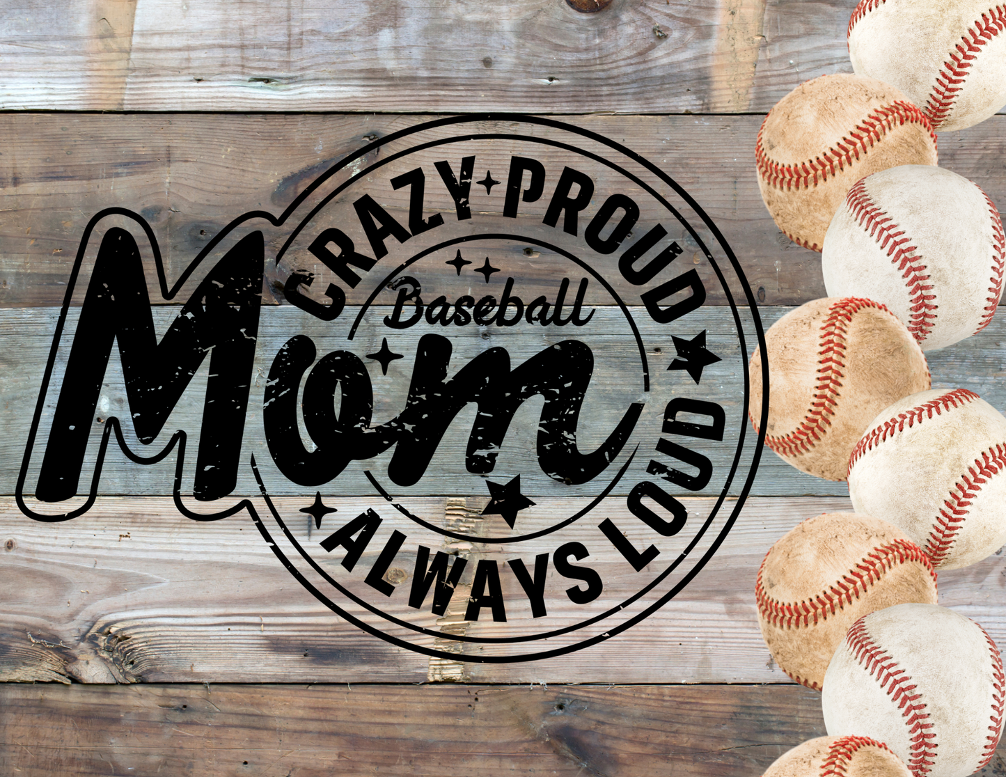 Crazy Proud Baseball