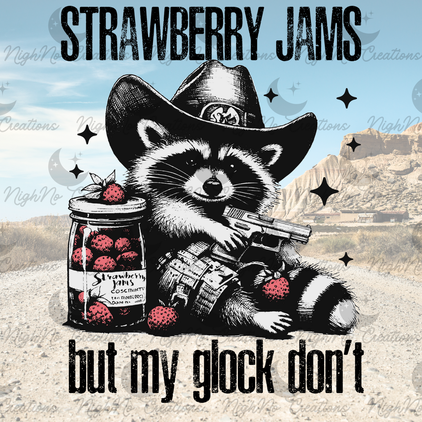 Strawberry Jam 'Coon Shirt