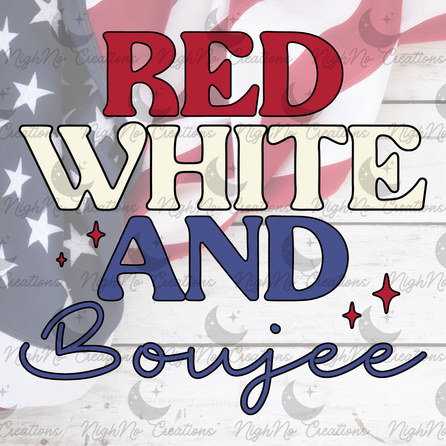 Red White & Boujee