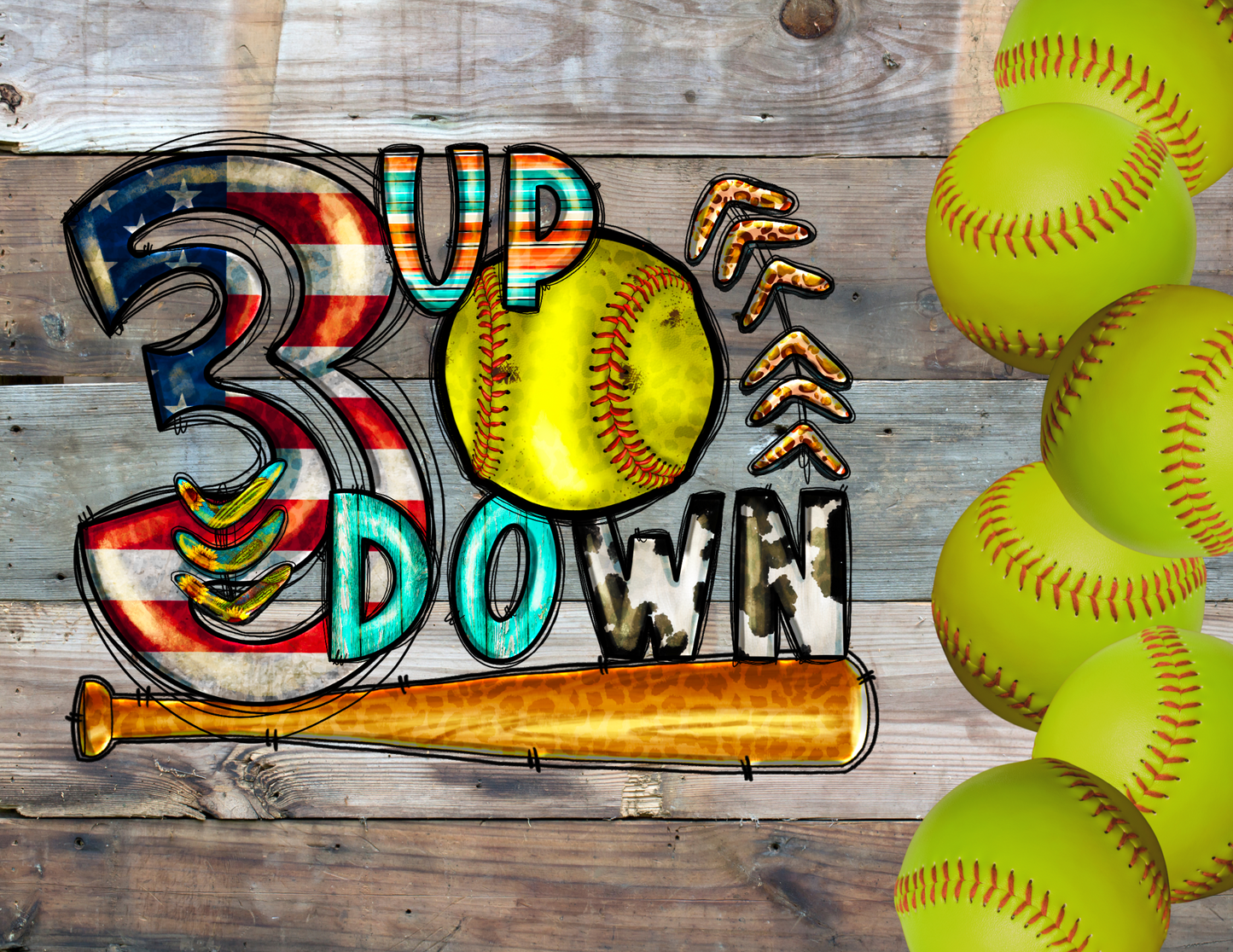 3Up 3Down Softball