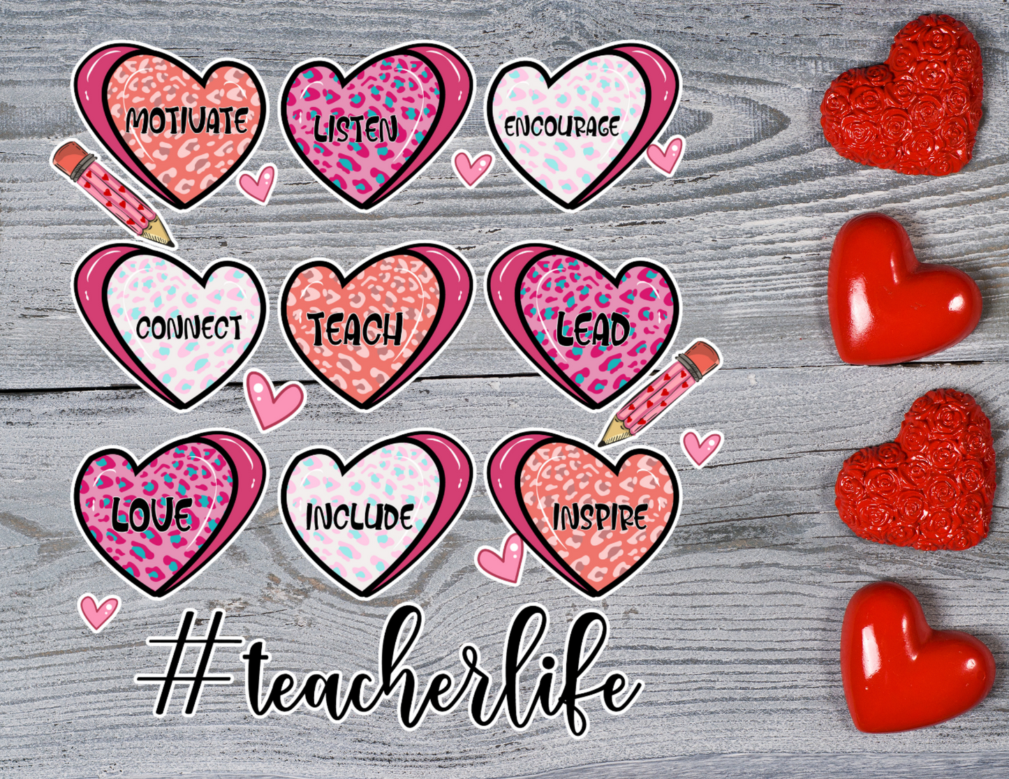 #TeacherLife Conversation Hearts