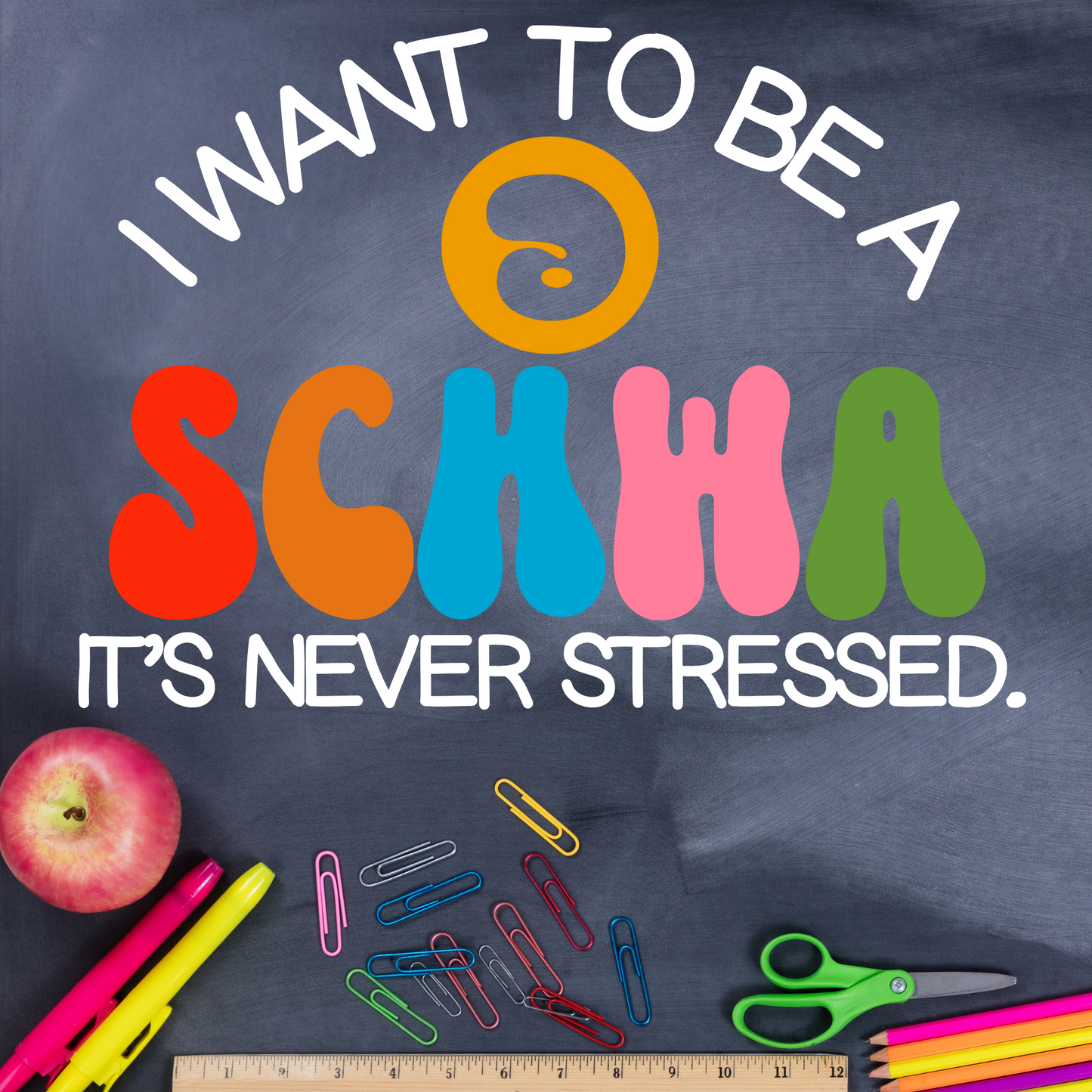 I Want to be a Schwa