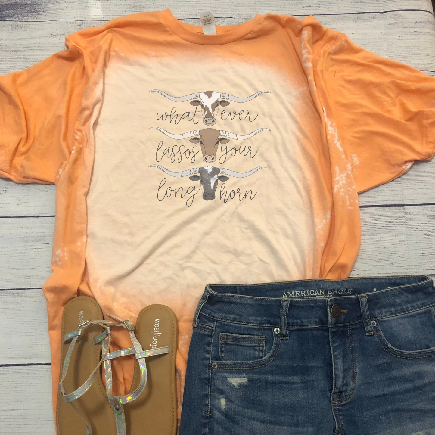 Lasso Your Longhorns Bleached