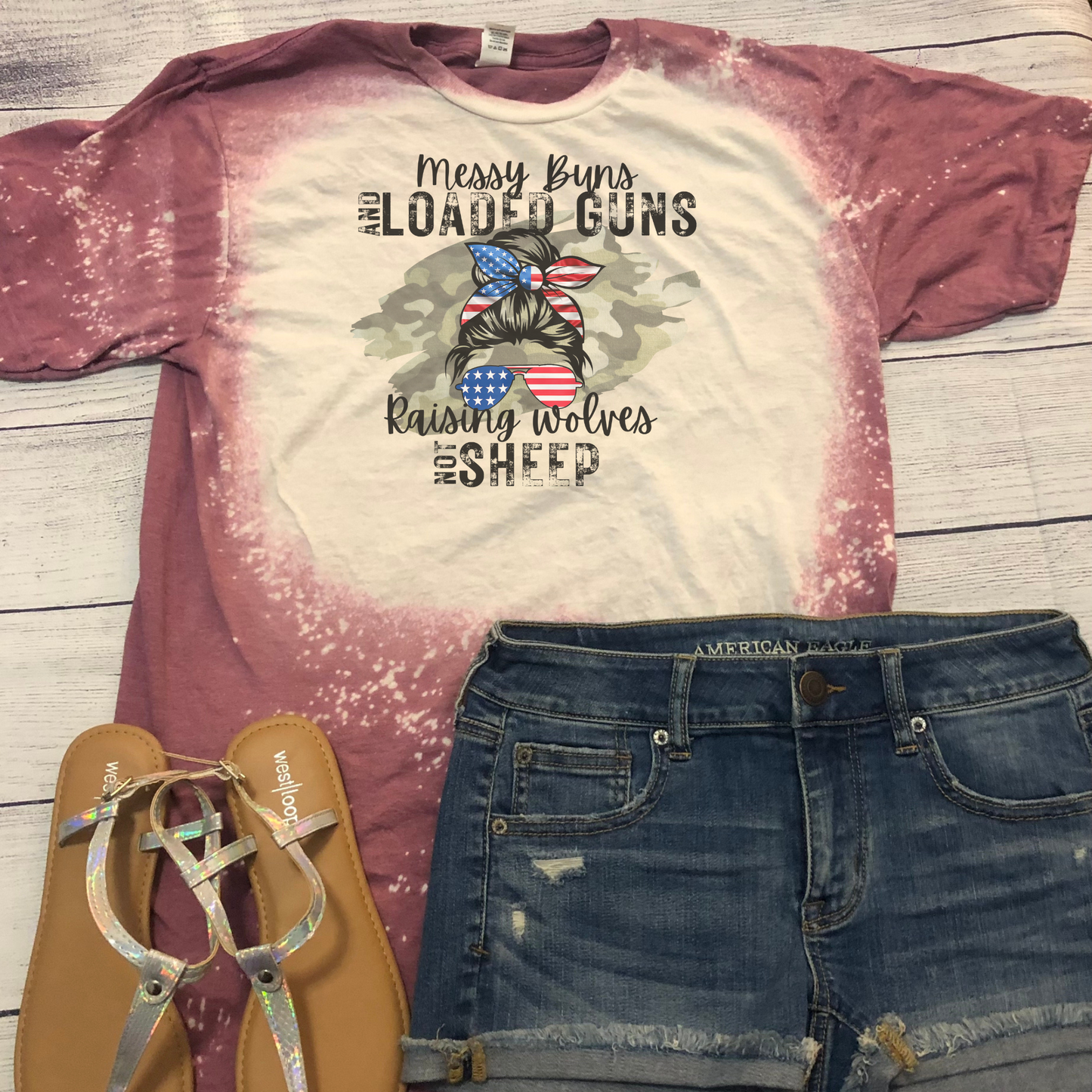 Loaded Guns & Messy Buns Bleached