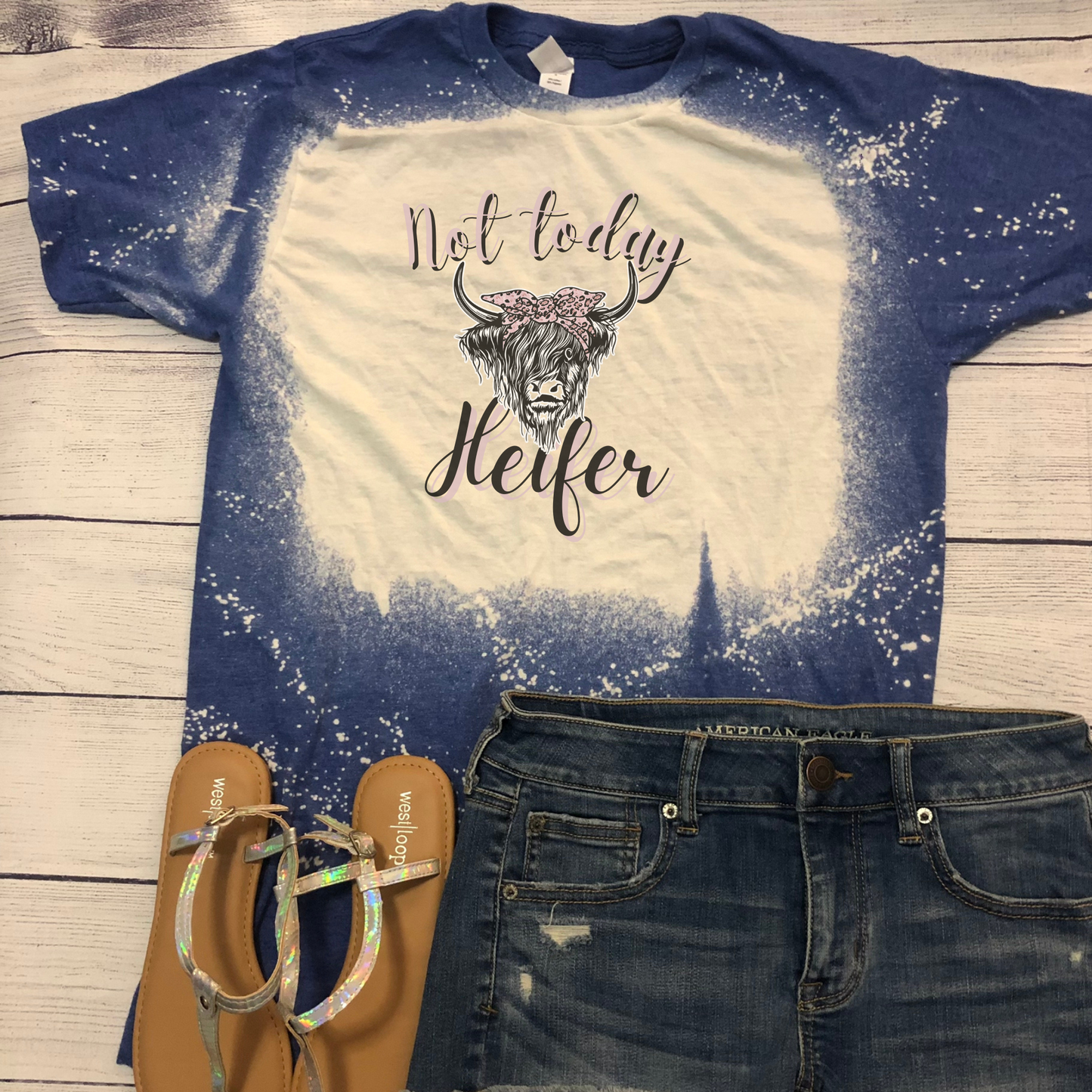 Highland Heifer Bleached