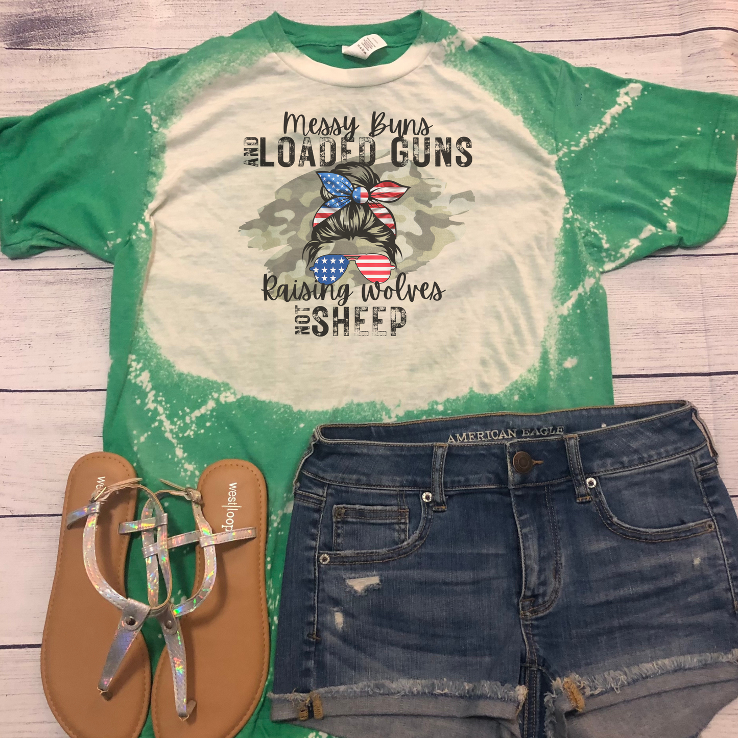 Loaded Guns & Messy Buns Bleached