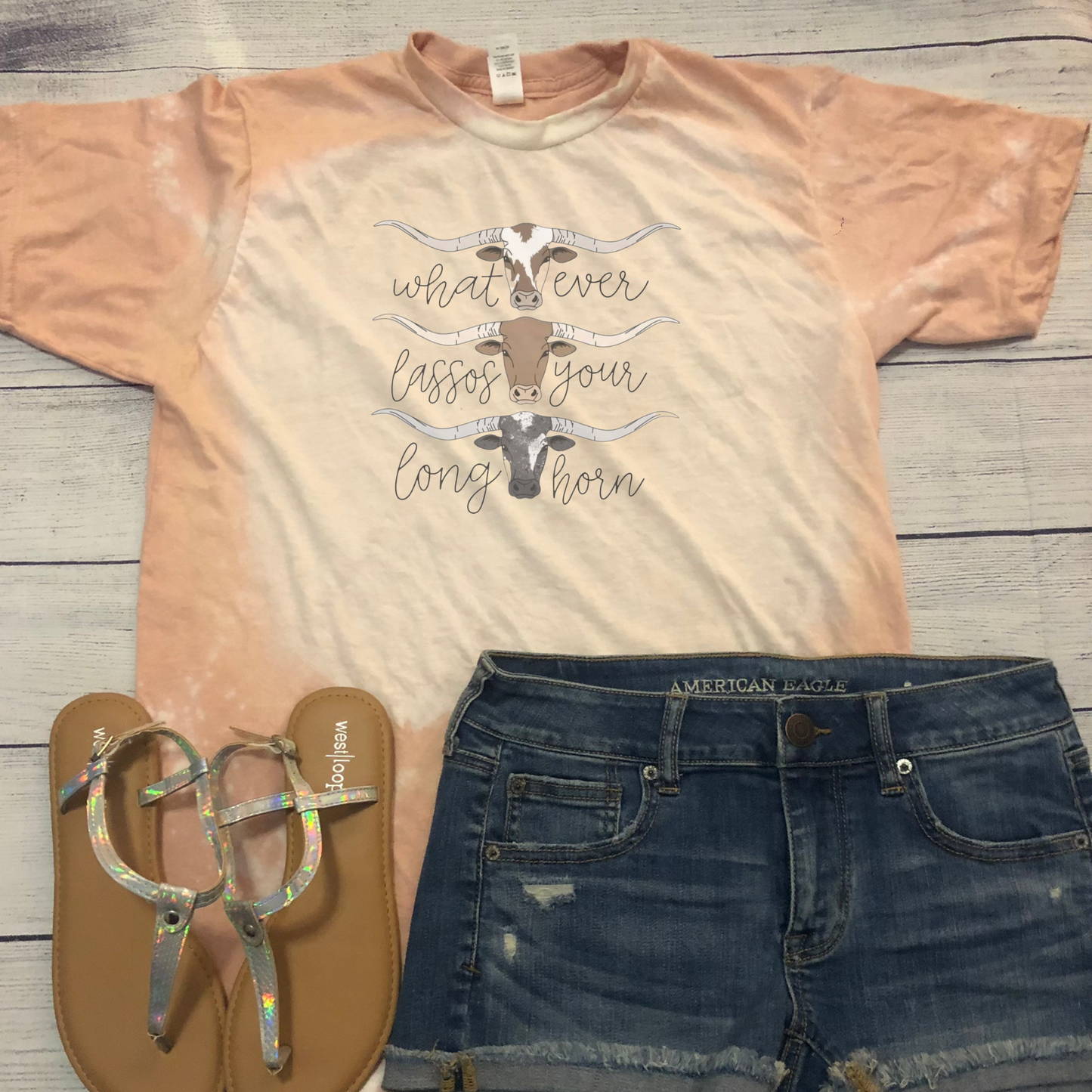 Lasso Your Longhorns Bleached
