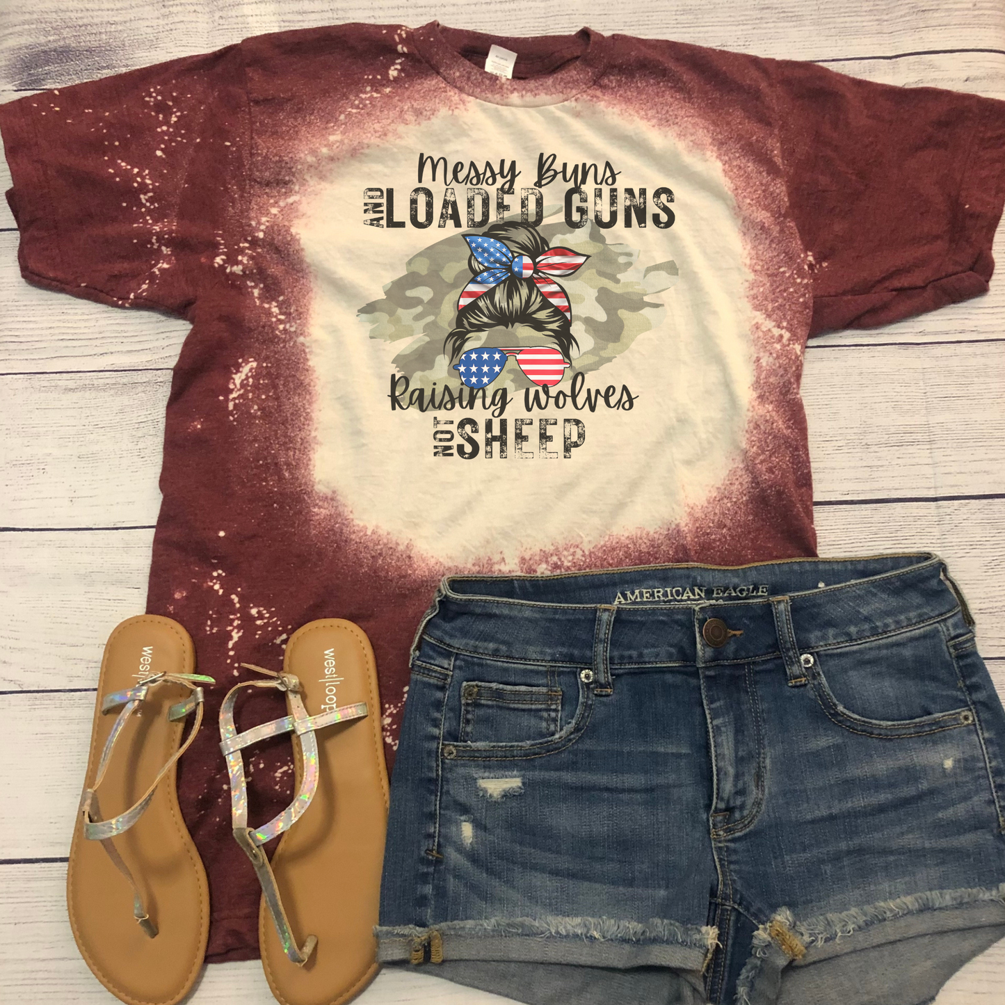 Loaded Guns & Messy Buns Bleached