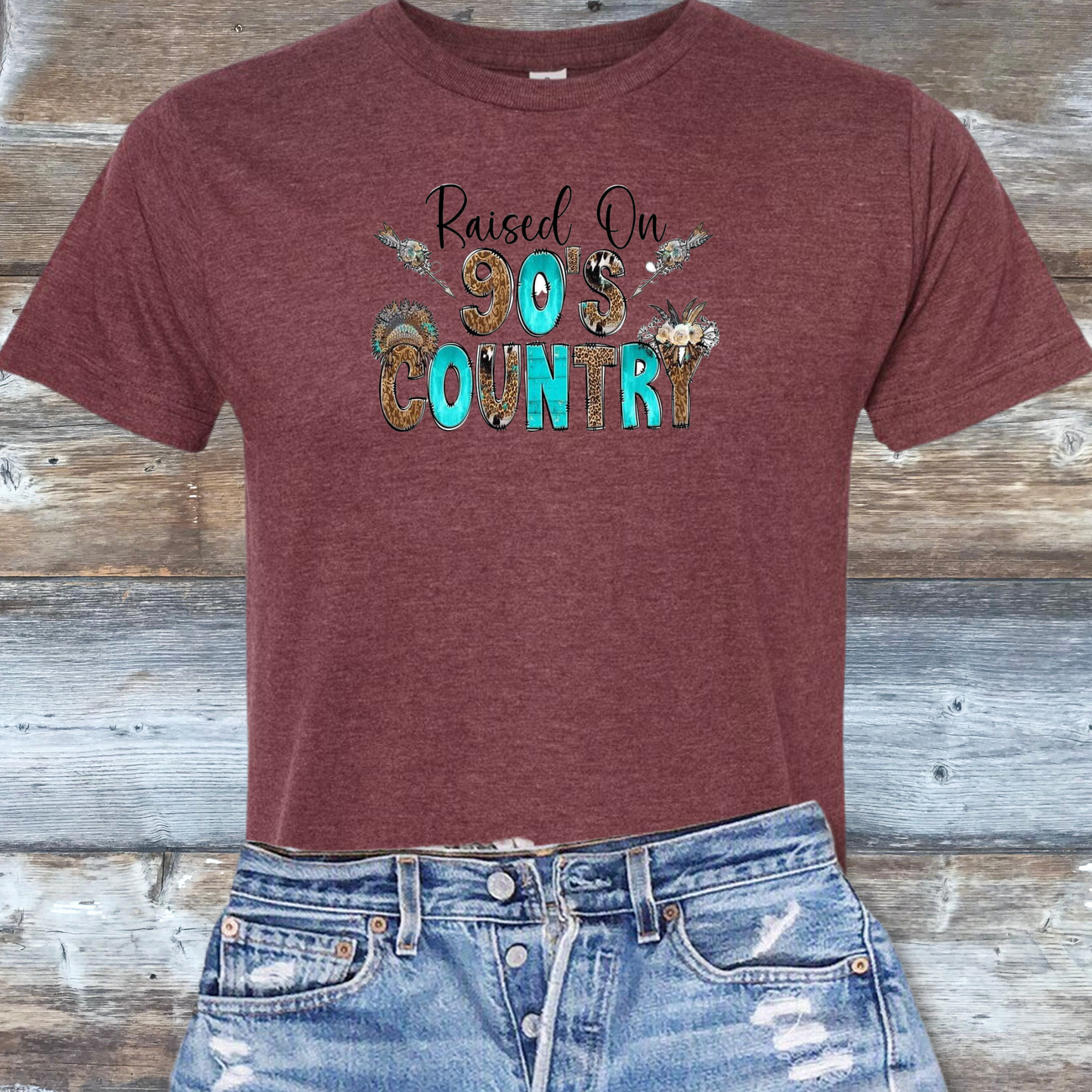 Raised on 90's Country DTF