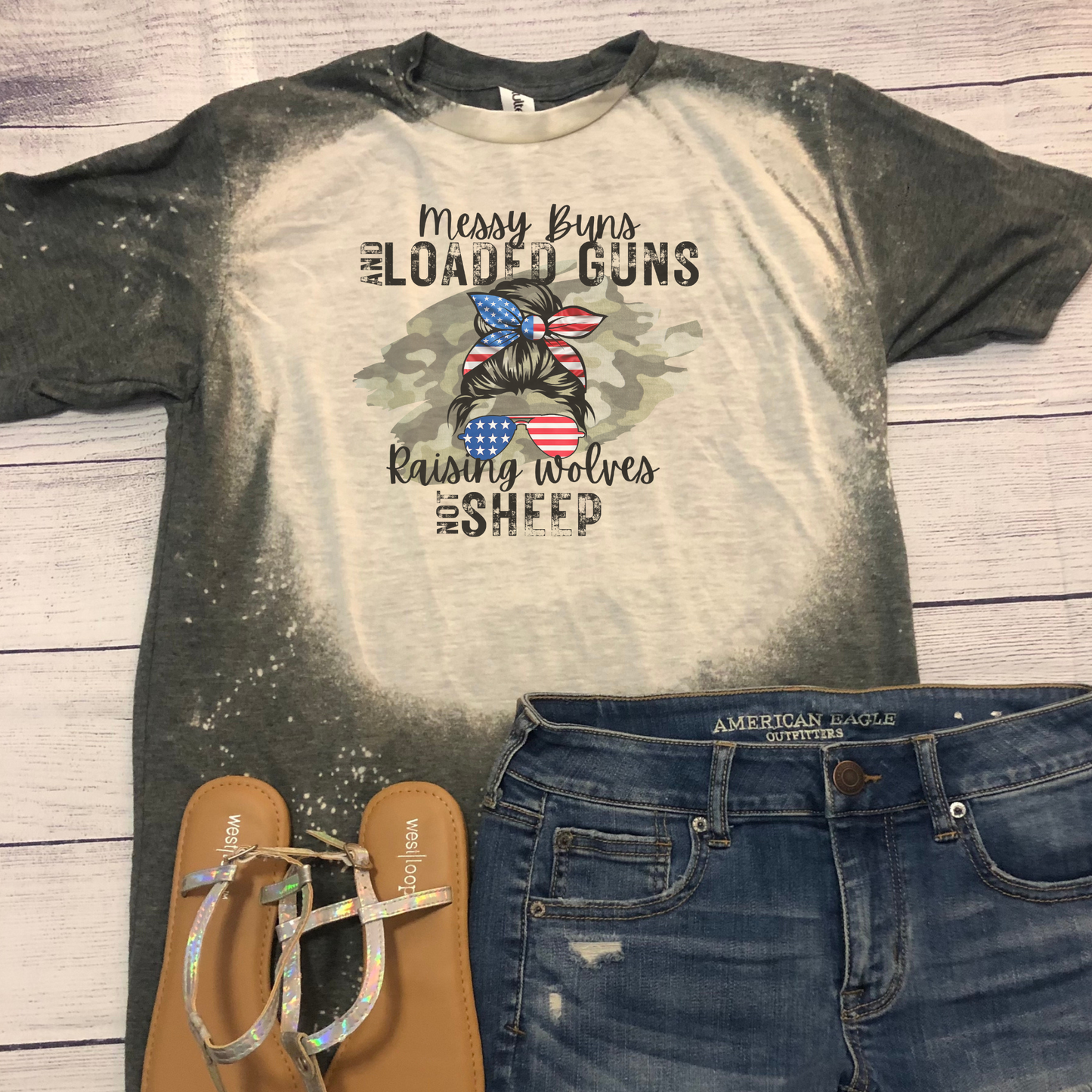 Loaded Guns & Messy Buns Bleached