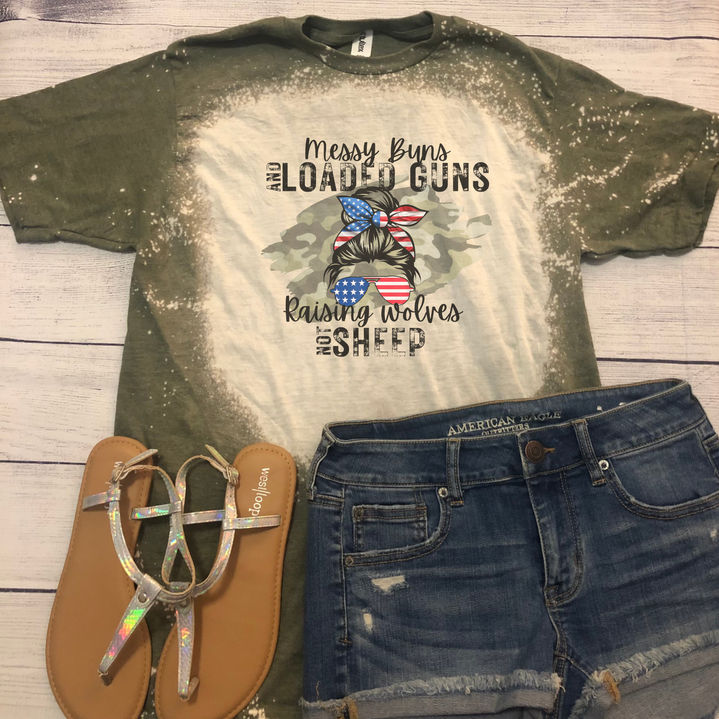 Loaded Guns & Messy Buns Bleached