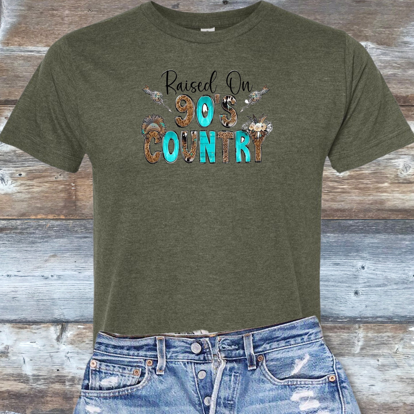 Raised on 90's Country DTF