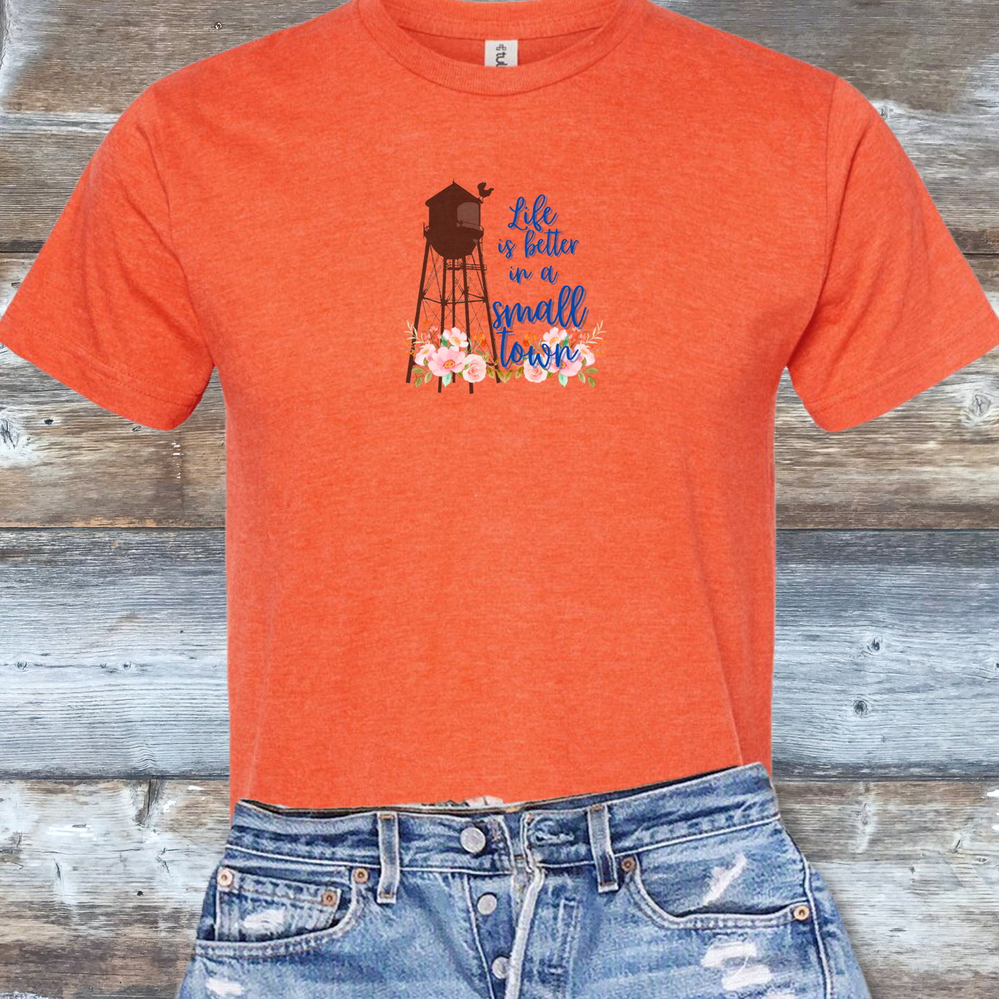 Small Town Water Tower DTF