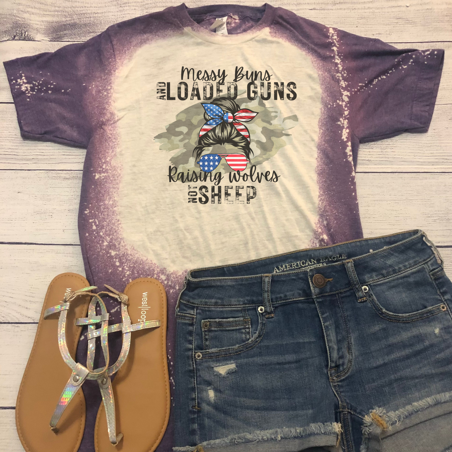 Loaded Guns & Messy Buns Bleached