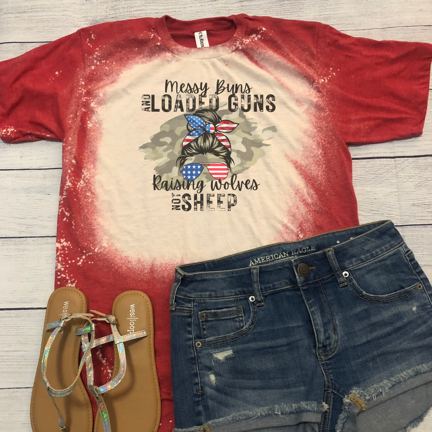 Loaded Guns & Messy Buns Bleached