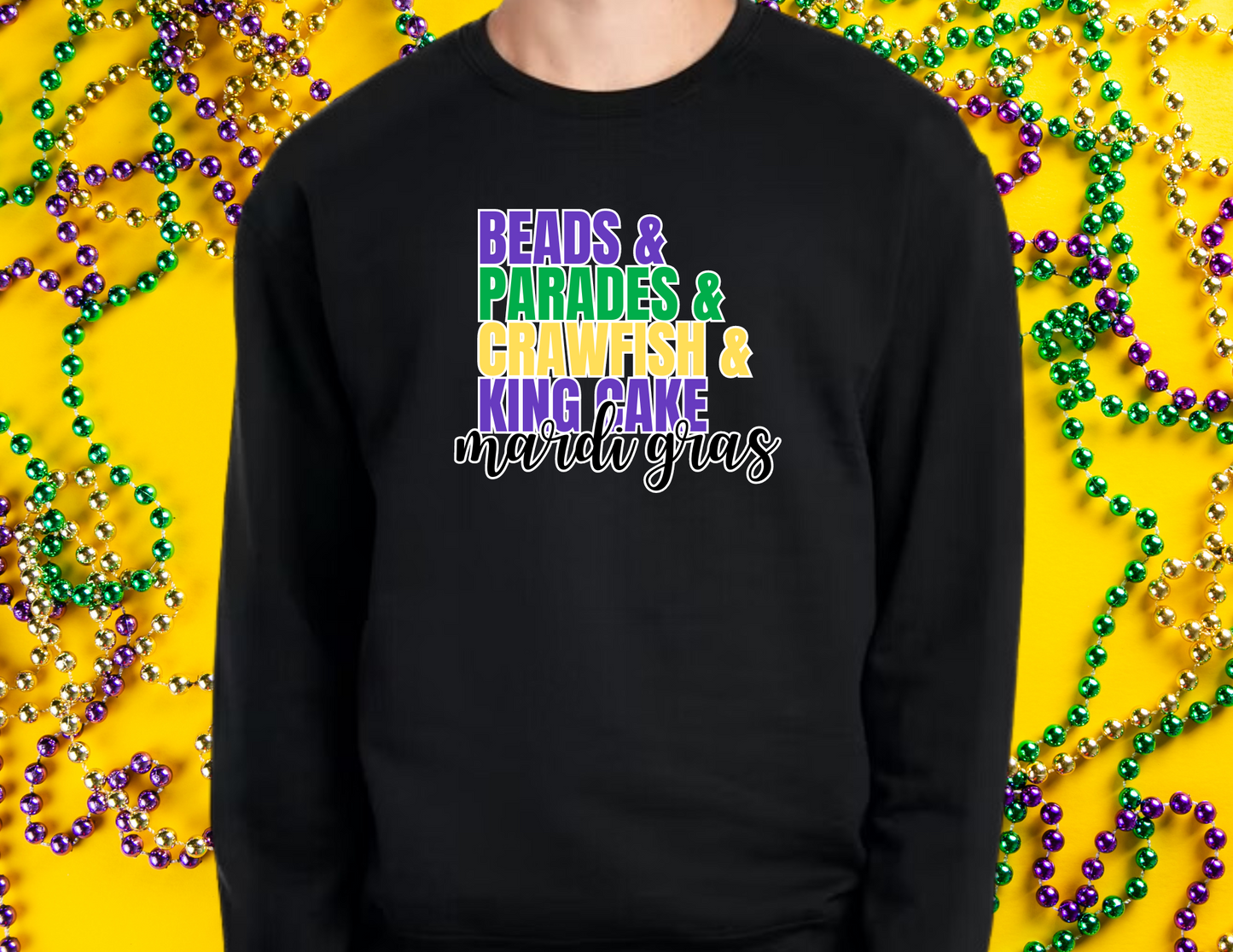 Beads, Parades, Crawfish, King Cake