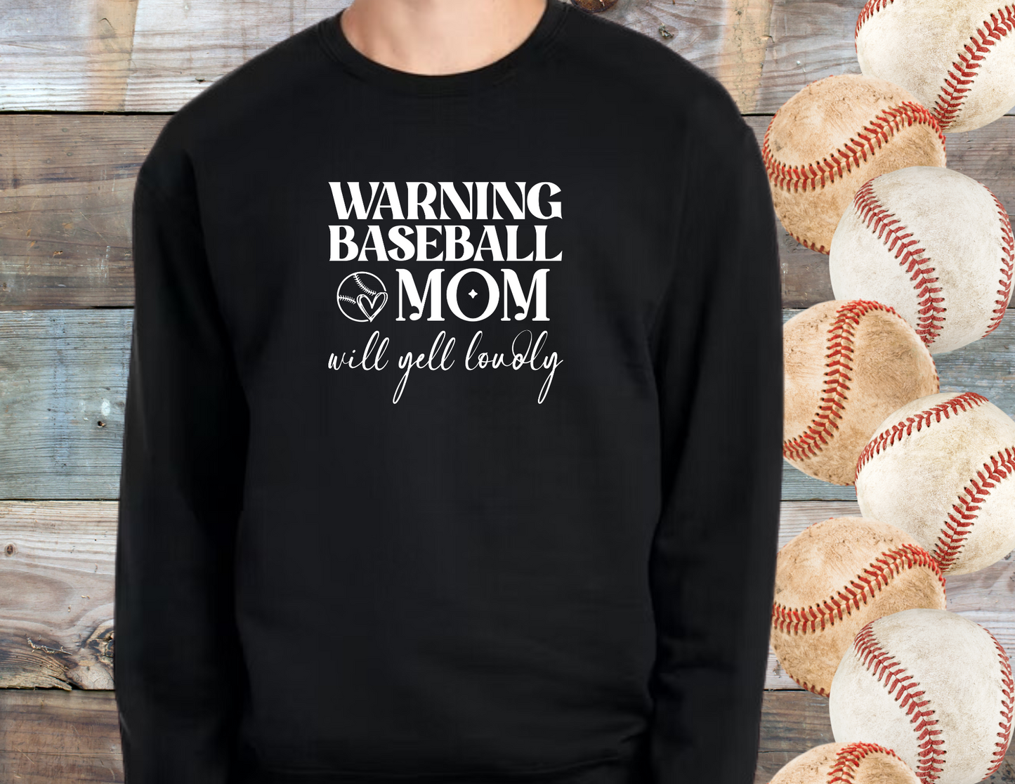 WARNING Baseball Mom