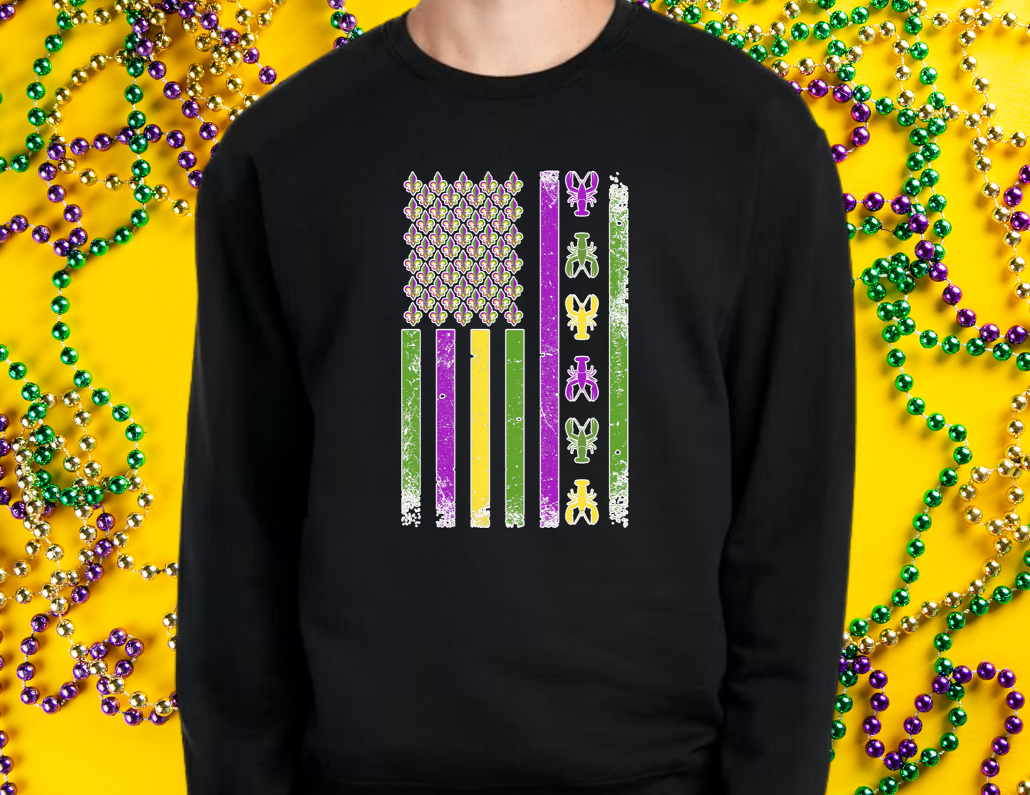 Mardi Gras Flag