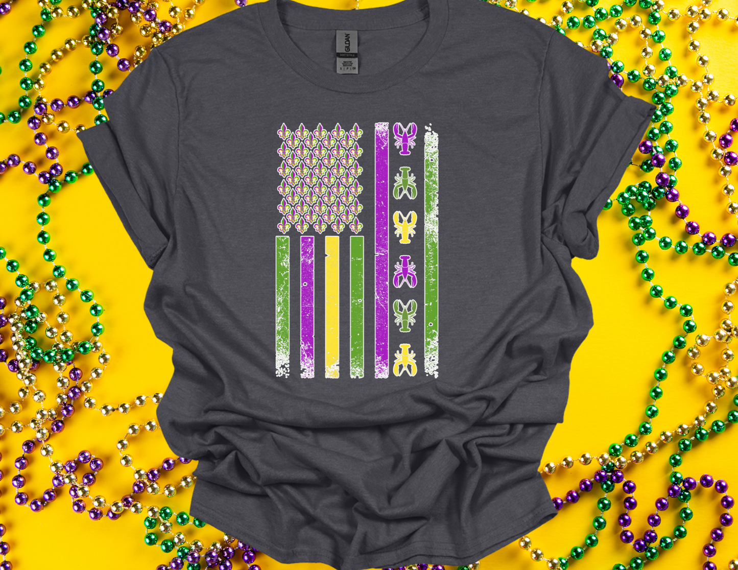 Mardi Gras Flag