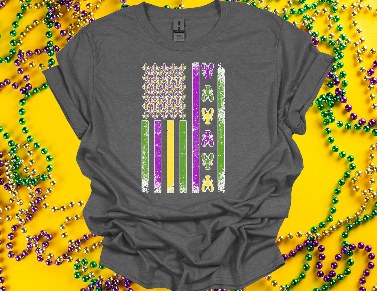 Mardi Gras Flag