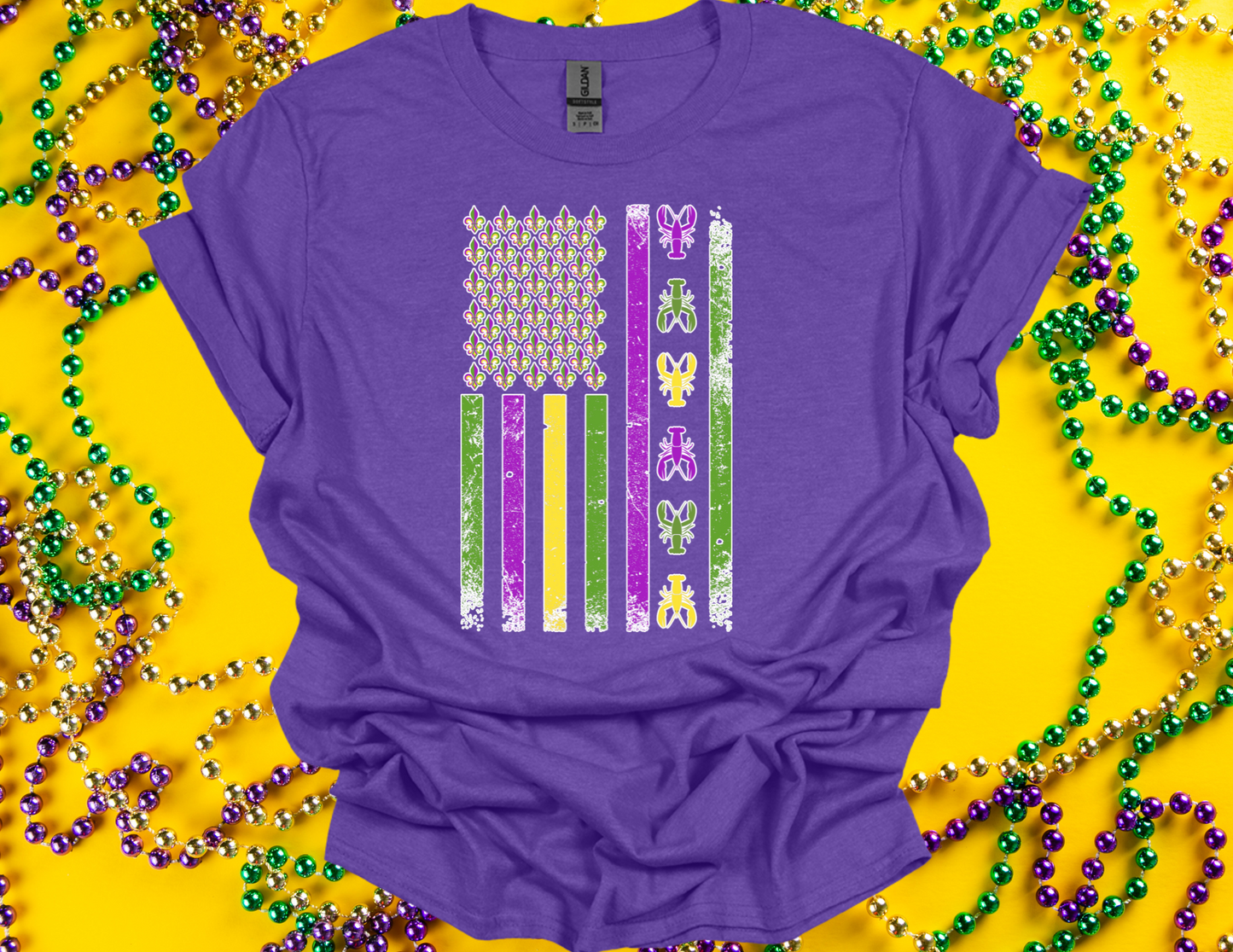 Mardi Gras Flag