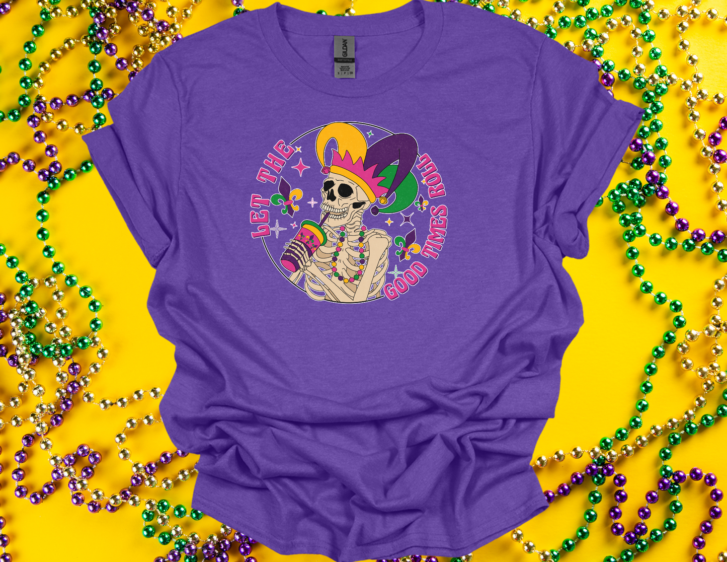 Let the Good Times Roll Coffee Skeleton