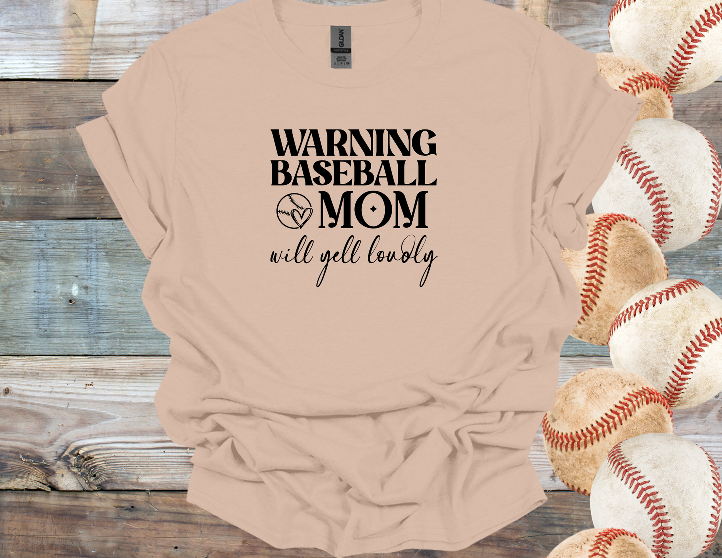 WARNING Baseball Mom