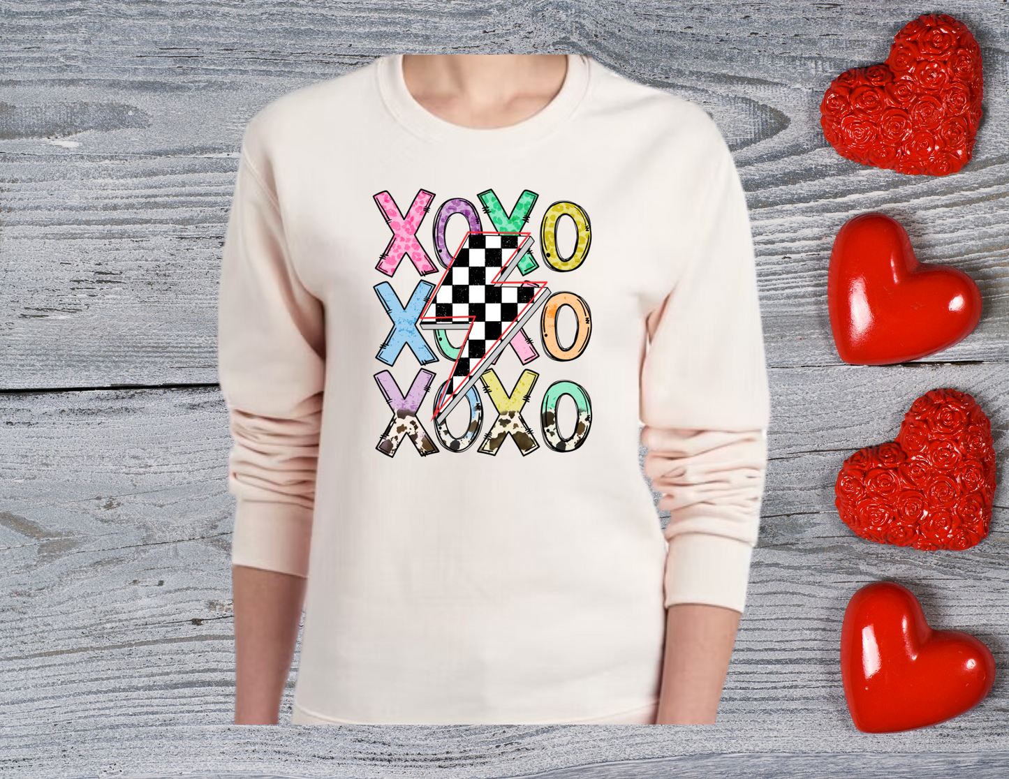 XOXO Retro Lightening Bolt