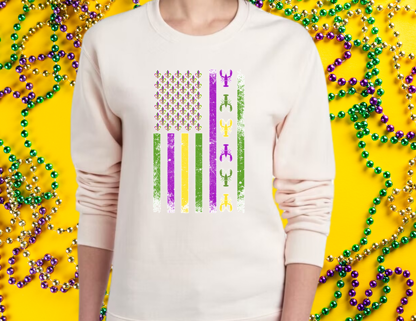 Mardi Gras Flag