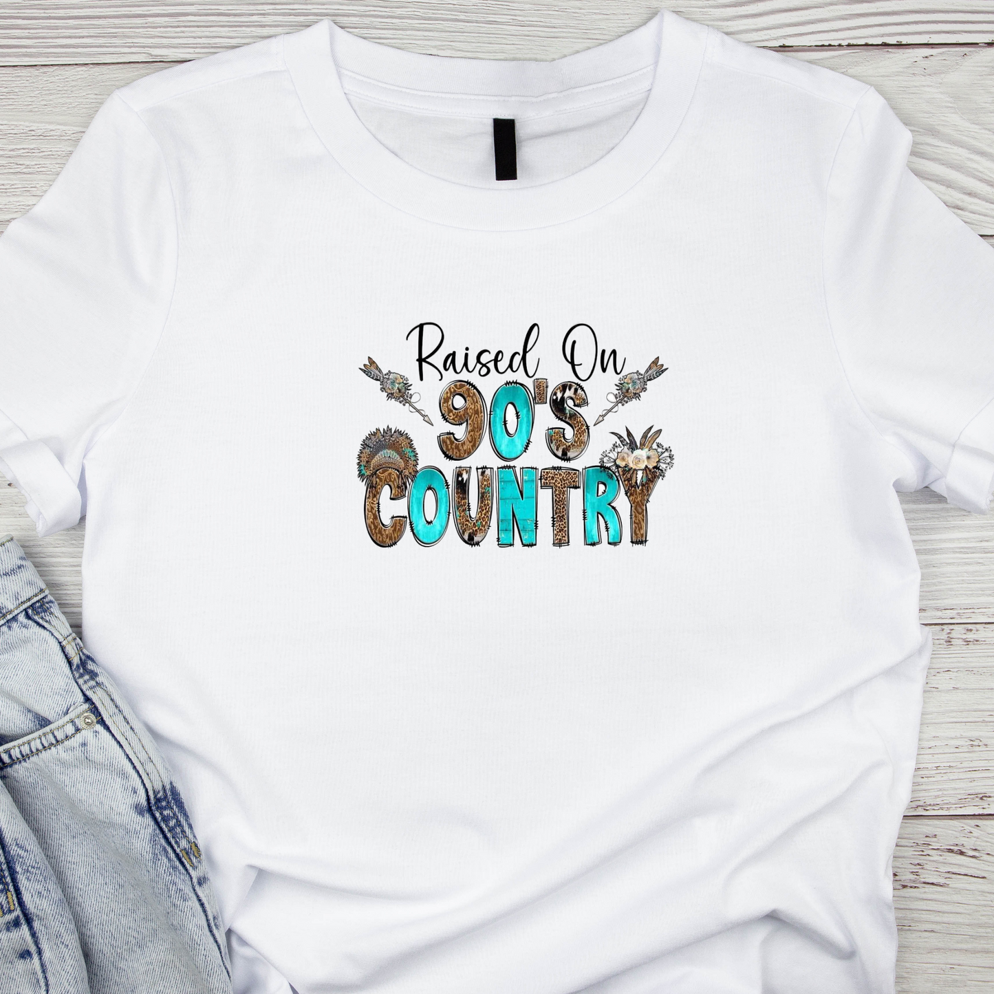 Raised on 90's Country DTF