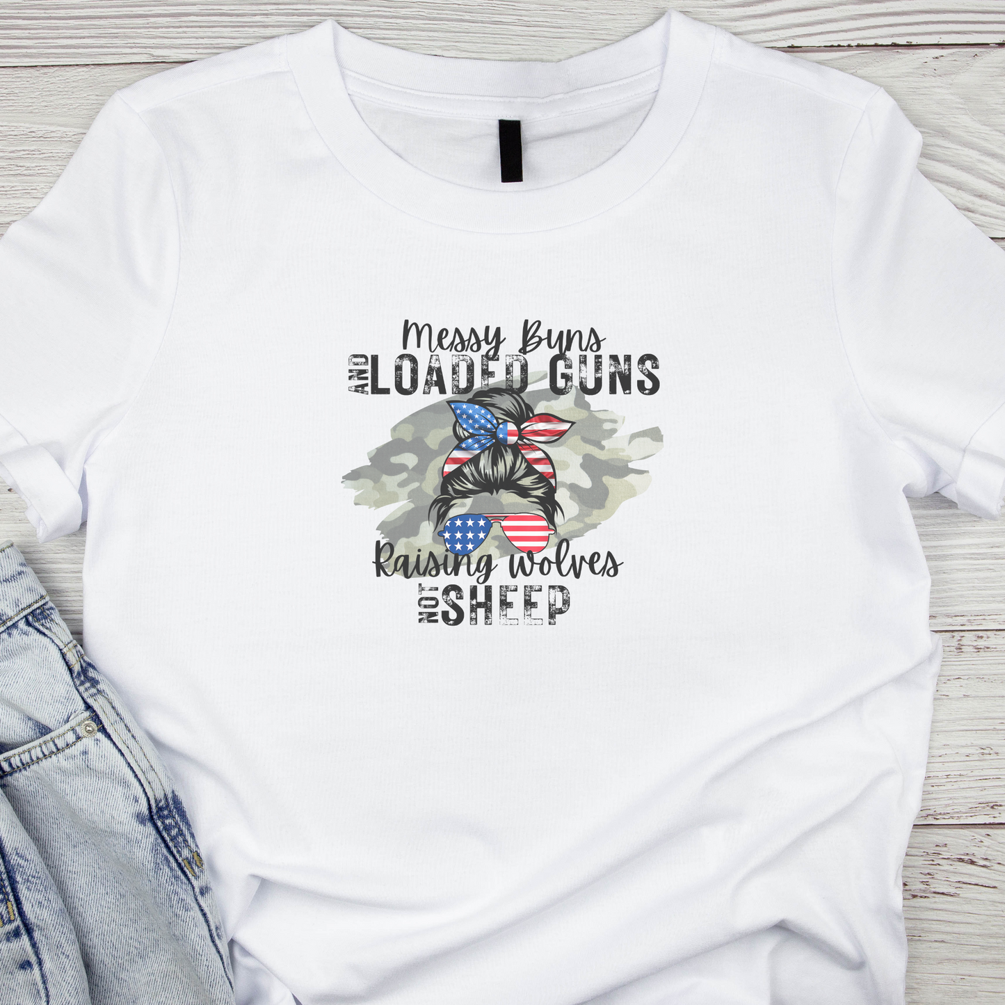 Loaded Guns & Messy Buns Bleached