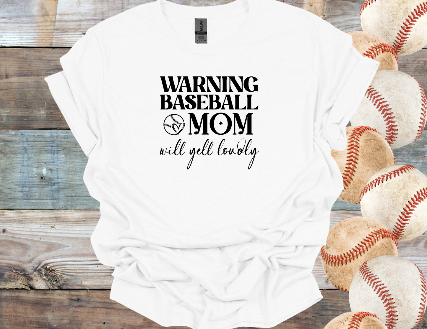 WARNING Baseball Mom