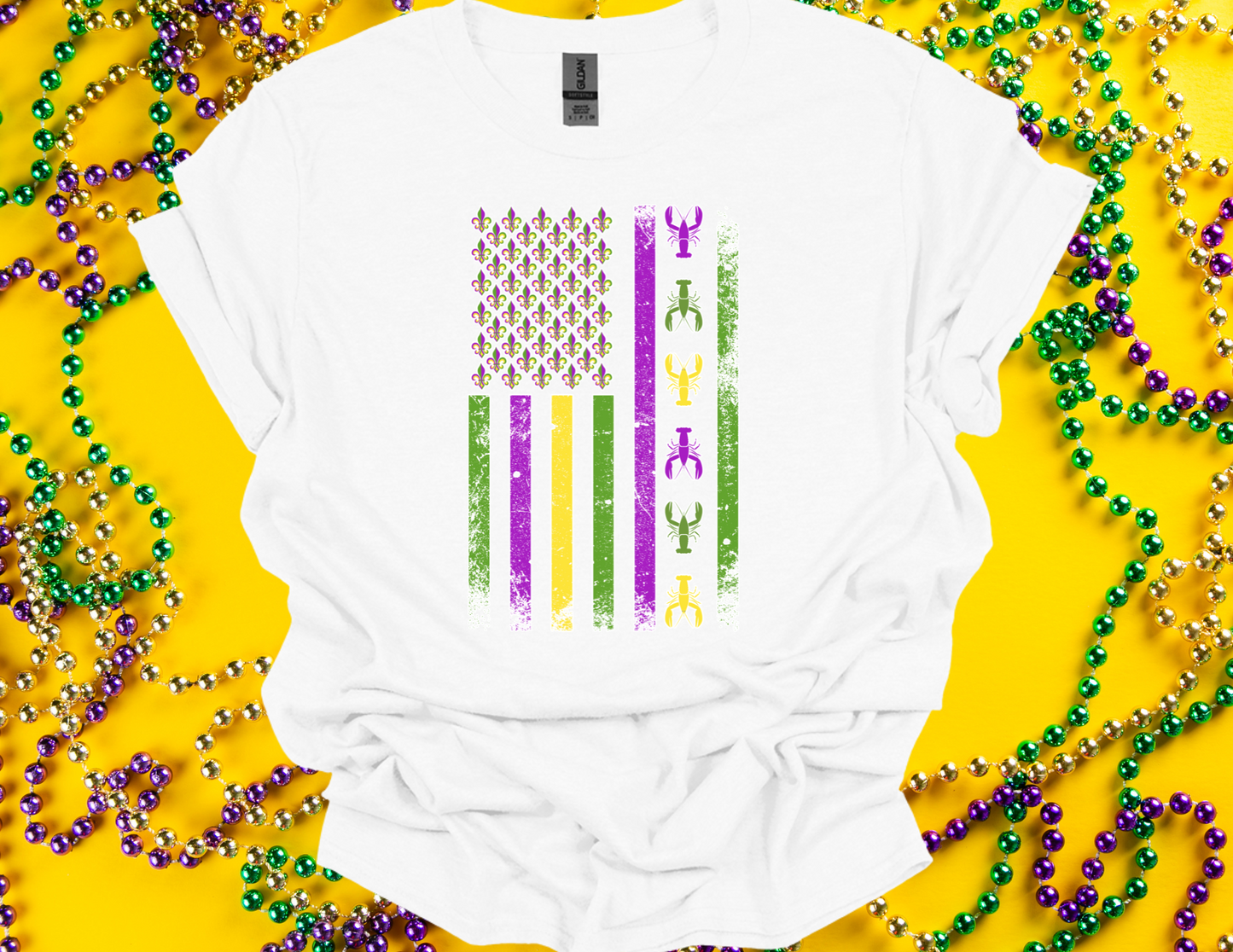 Mardi Gras Flag