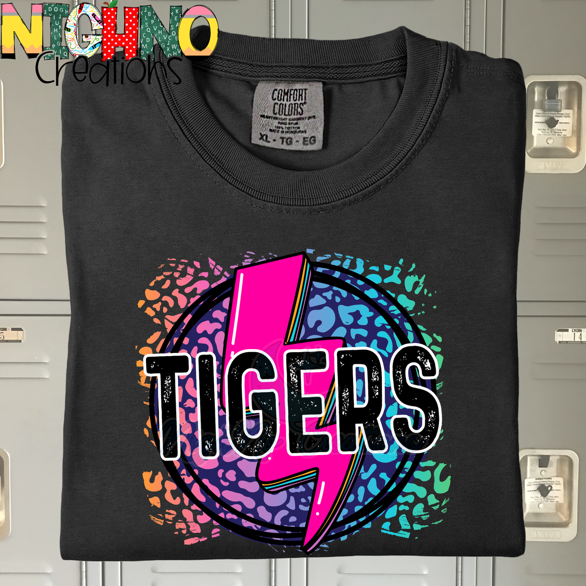 Tigers Neon Lightening