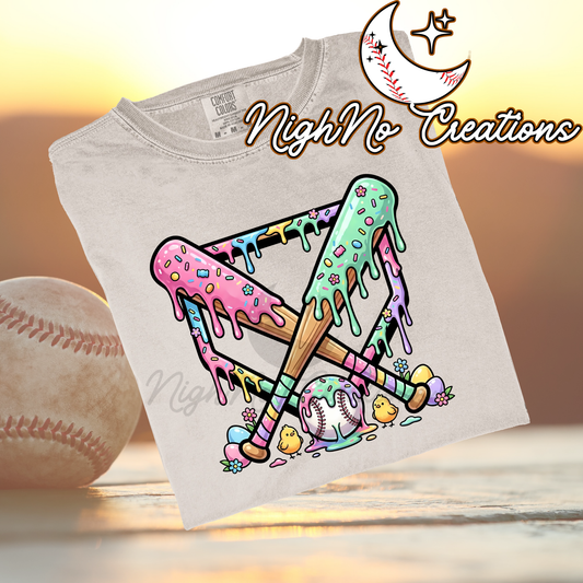 Baseball Easter Drip